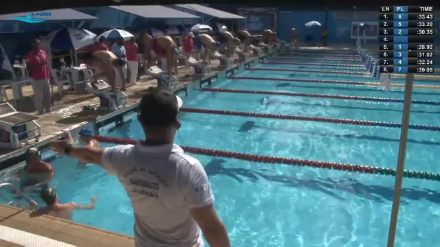 50m Borboleta Masculino - Série 6