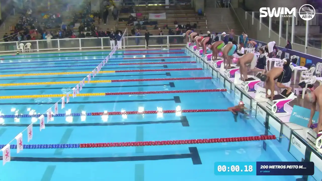 200m Peito Masculino - Série 6
