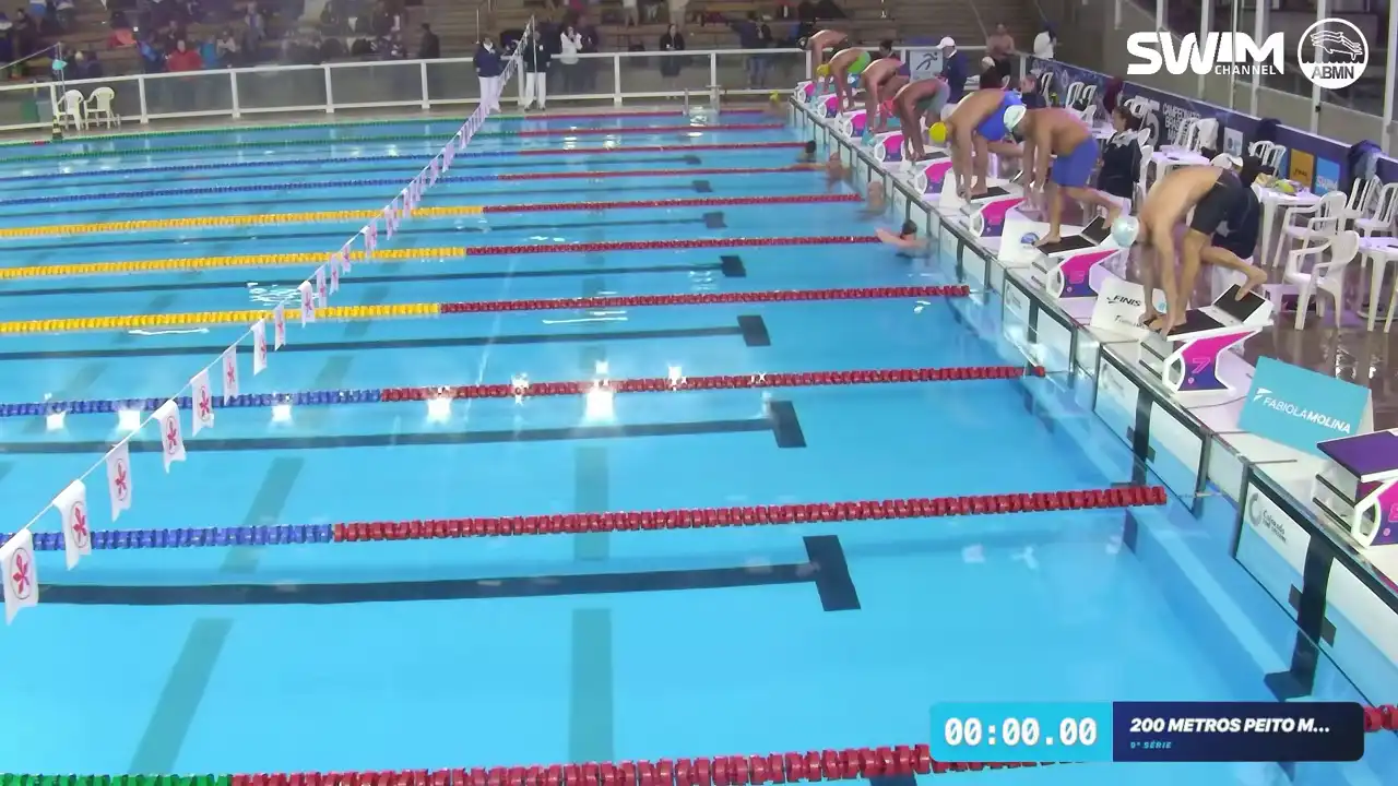 200m Peito Masculino - Série 9