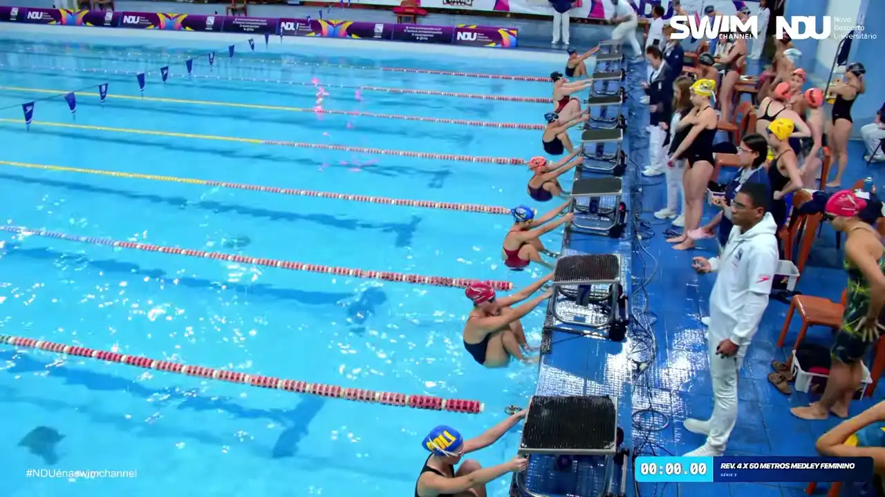 Revezamento 4×50m Medley Feminino - Série 3