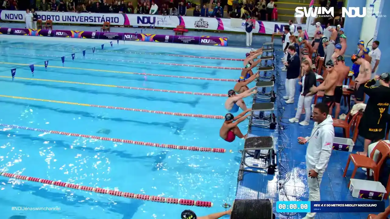 Revezamento 4×50m Medley Masculino - Série 4