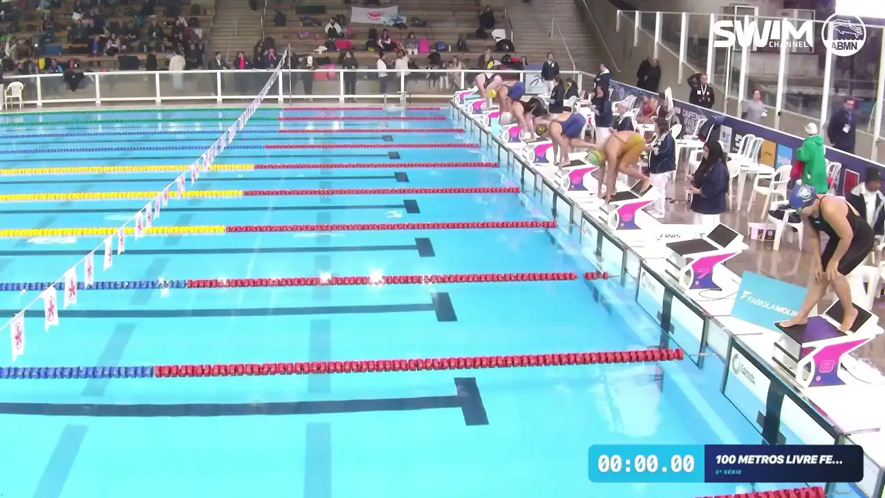 100m Livre Feminino - Série 3