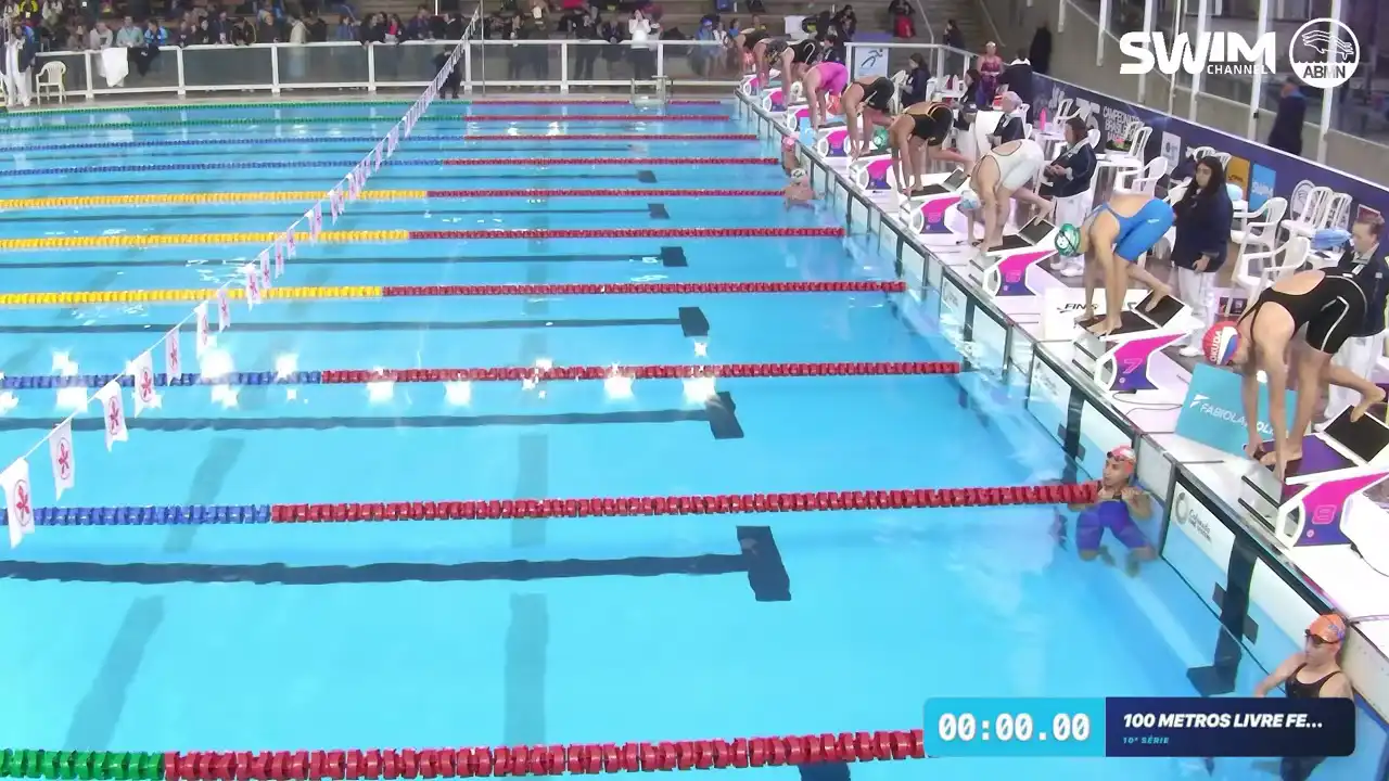 100m Livre Feminino - Série 10