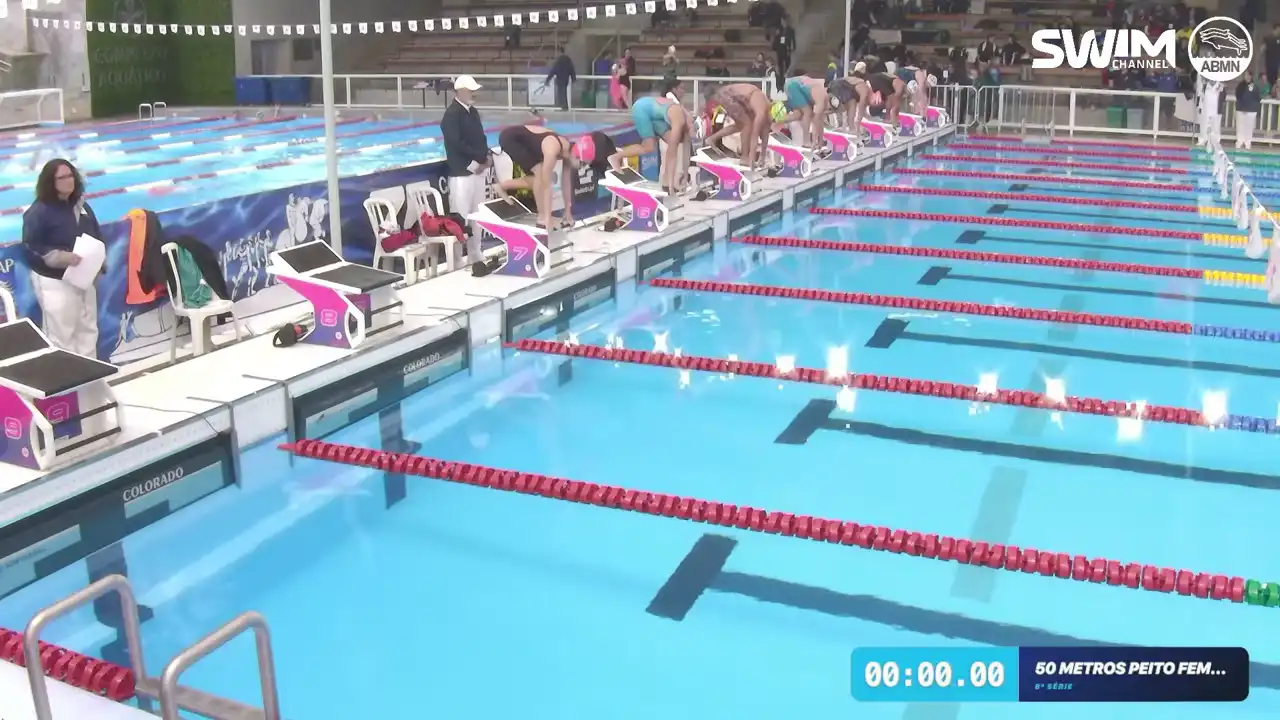 50m Peito Feminino - Série 8