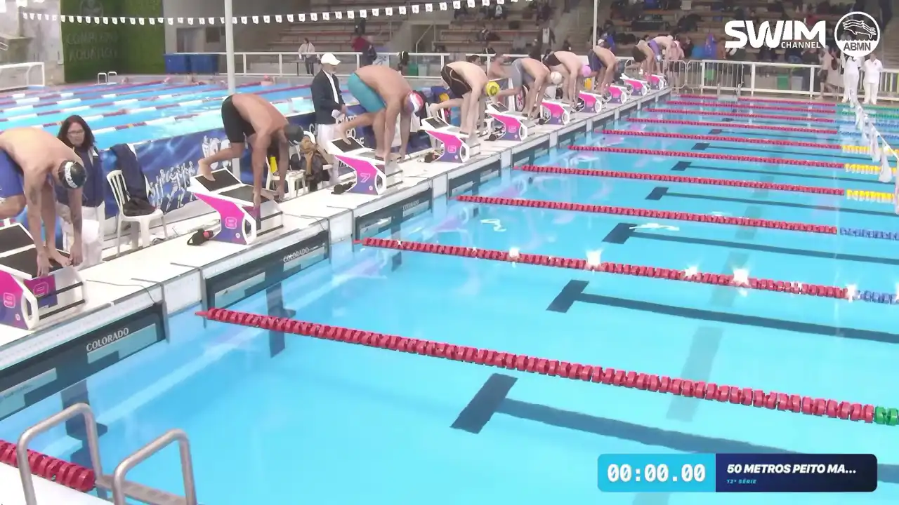 50m Peito Masculino - Série 12