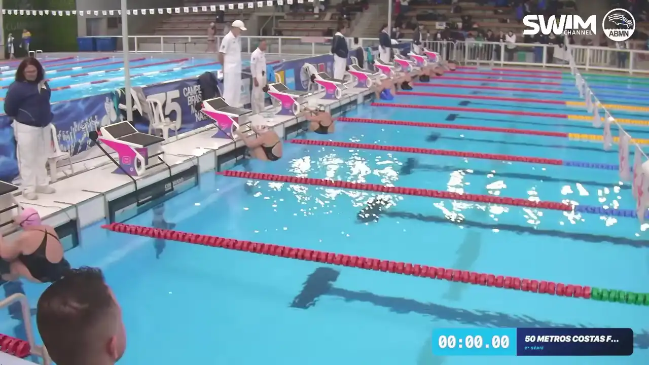 50m Costas Feminino - Série 2