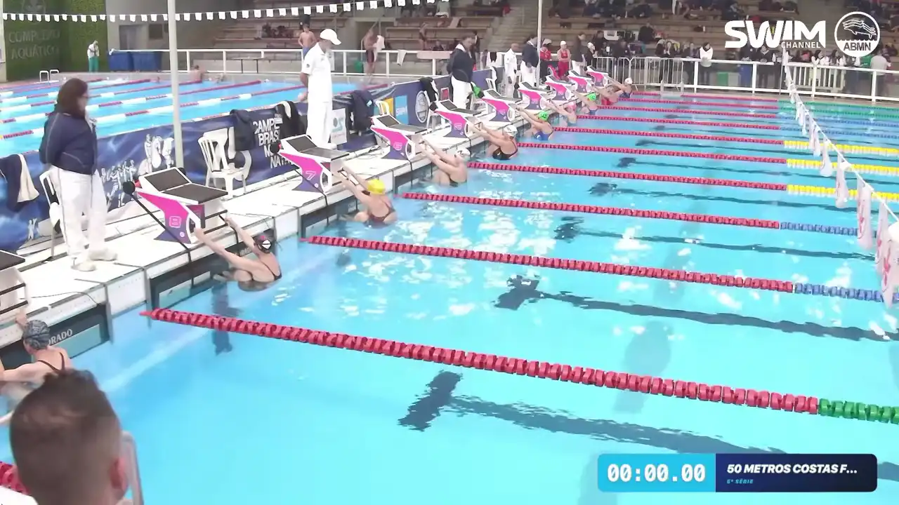 50m Costas Feminino - Série 5