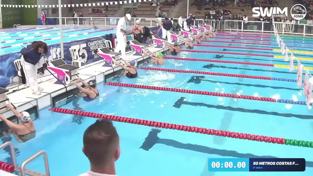 50m Costas Feminino - Série 6