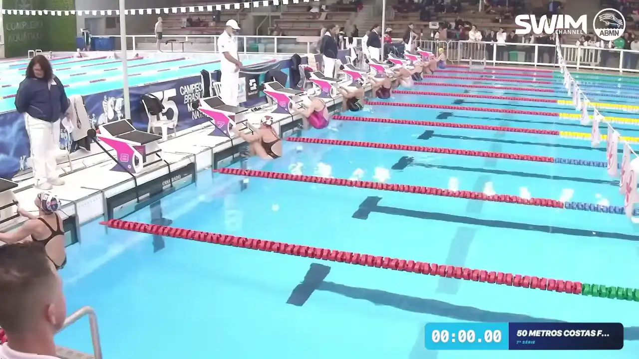 50m Costas Feminino - Série 7