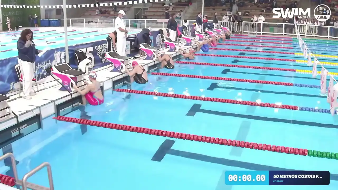 50m Costas Feminino - Série 8