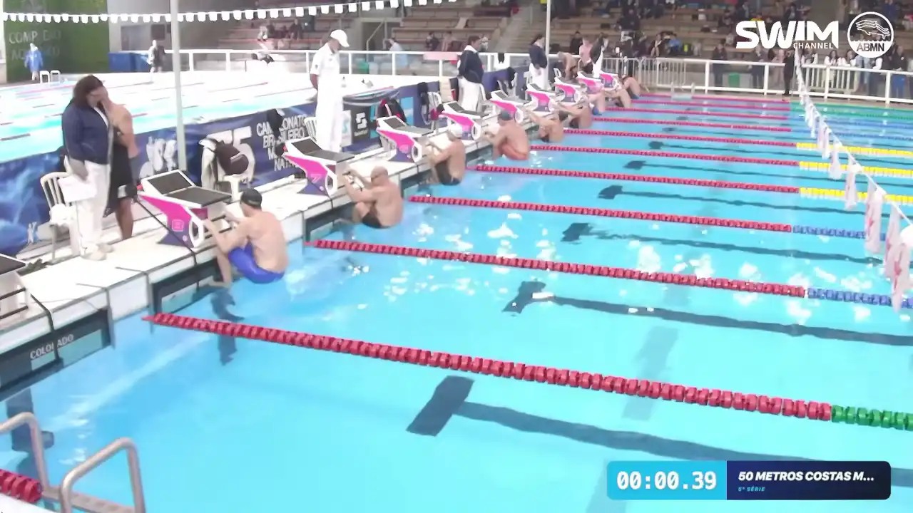 50m Costas Masculino - Série 5