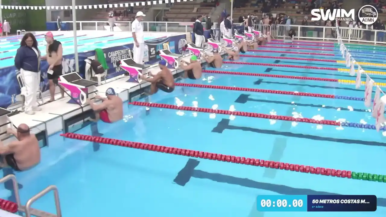 50m Costas Masculino - Série 6