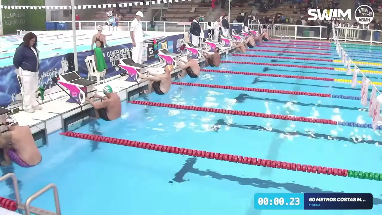 50m Costas Masculino - Série 7