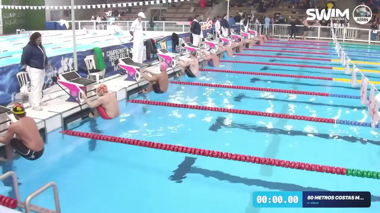 50m Costas Masculino - Série 8