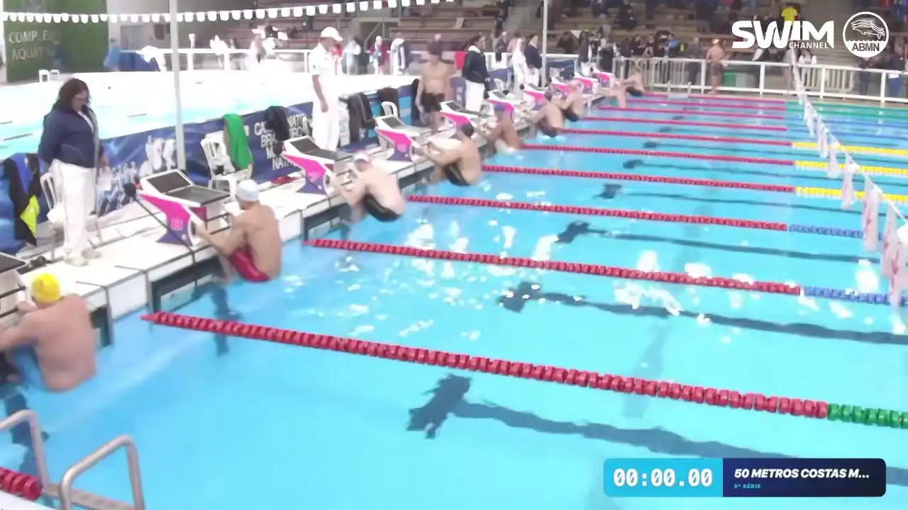 50m Costas Masculino - Série 9