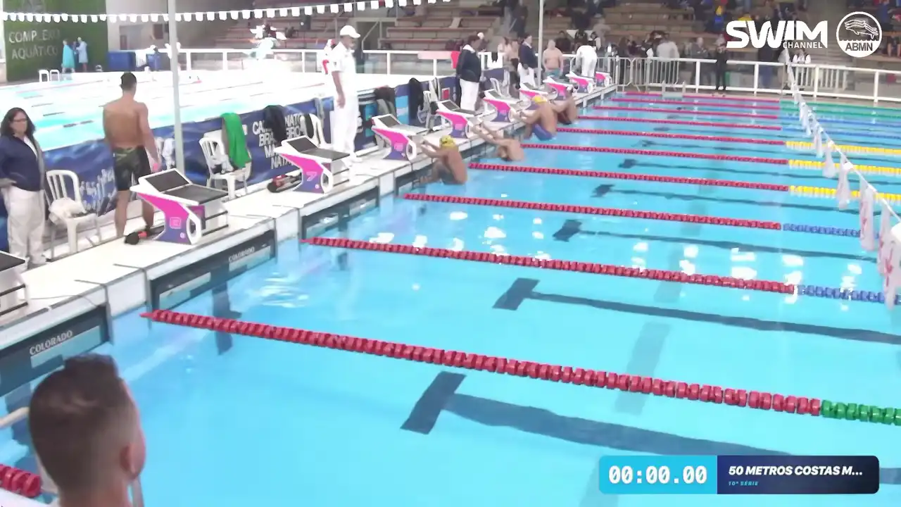 50m Costas Masculino - Série 10