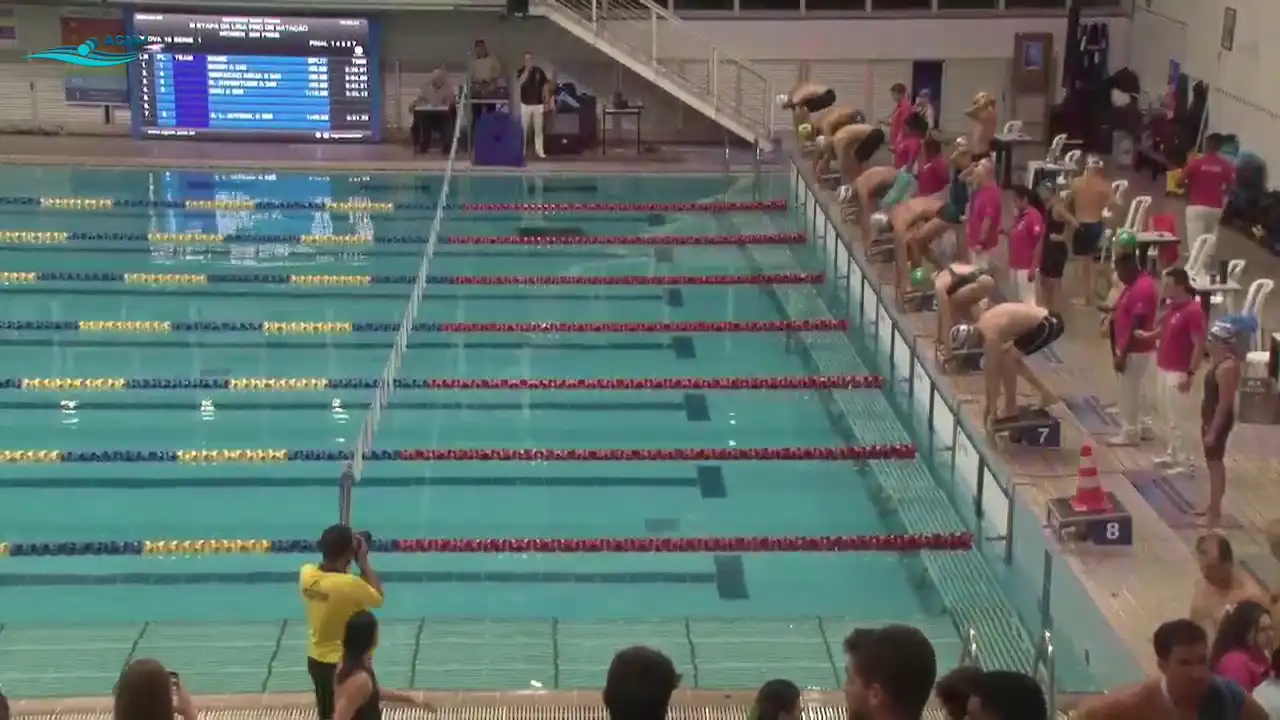 Revezamento 4×50m Livre Misto - Série 2