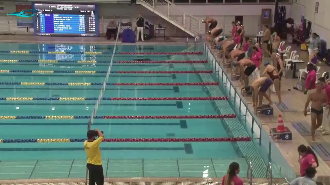 Revezamento 4×50m Livre Misto - Série 3