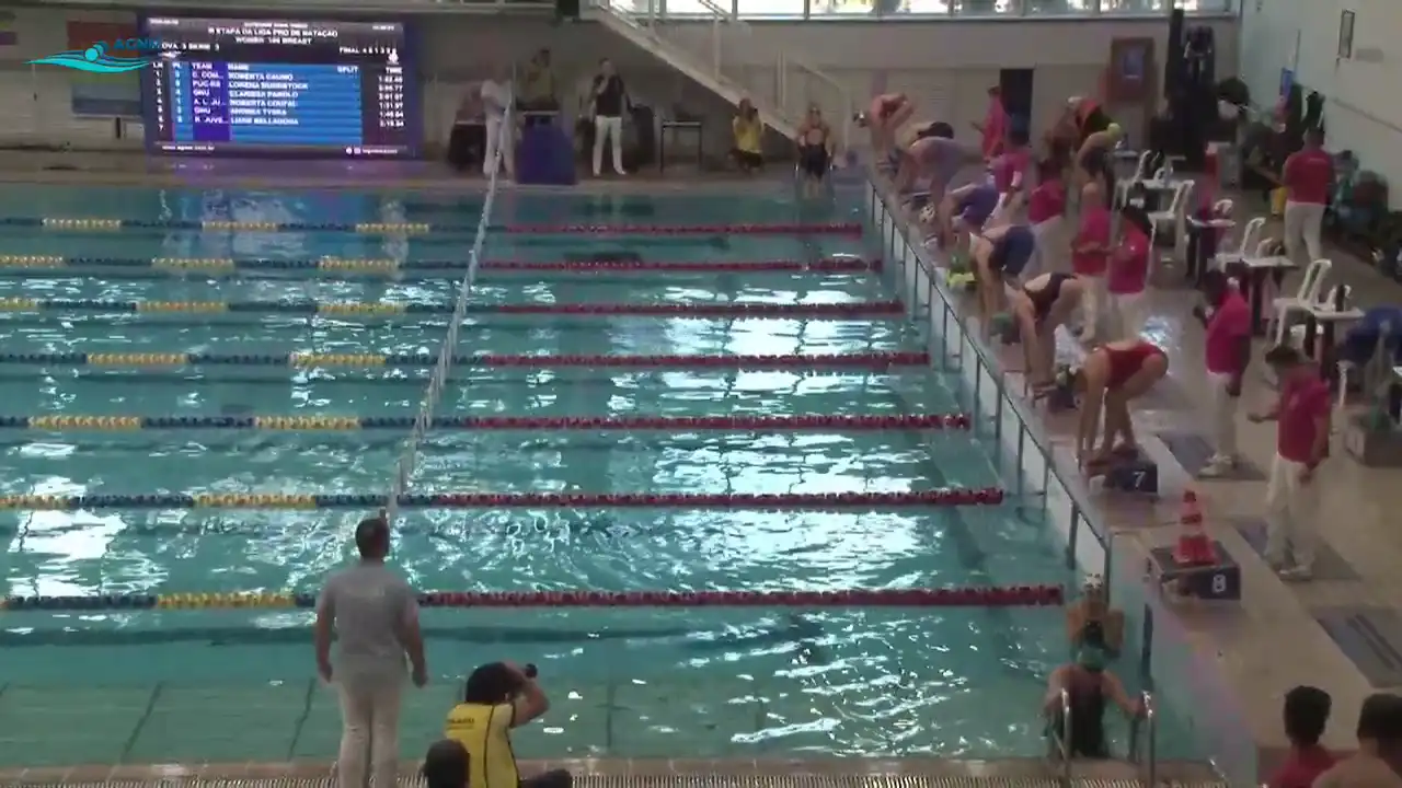 100m Peito Feminino - Série 4