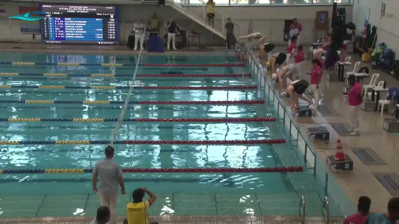 100m Peito Feminino - Série 5