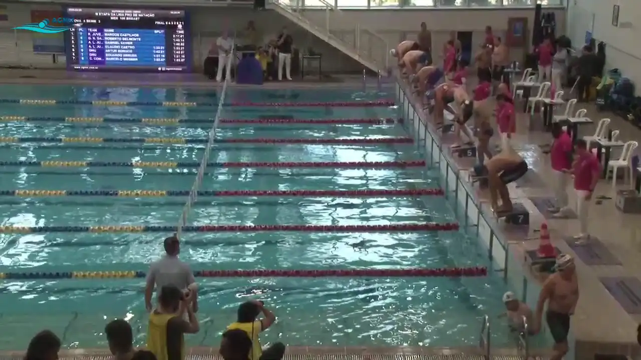 100m Peito Masculino - Série 4