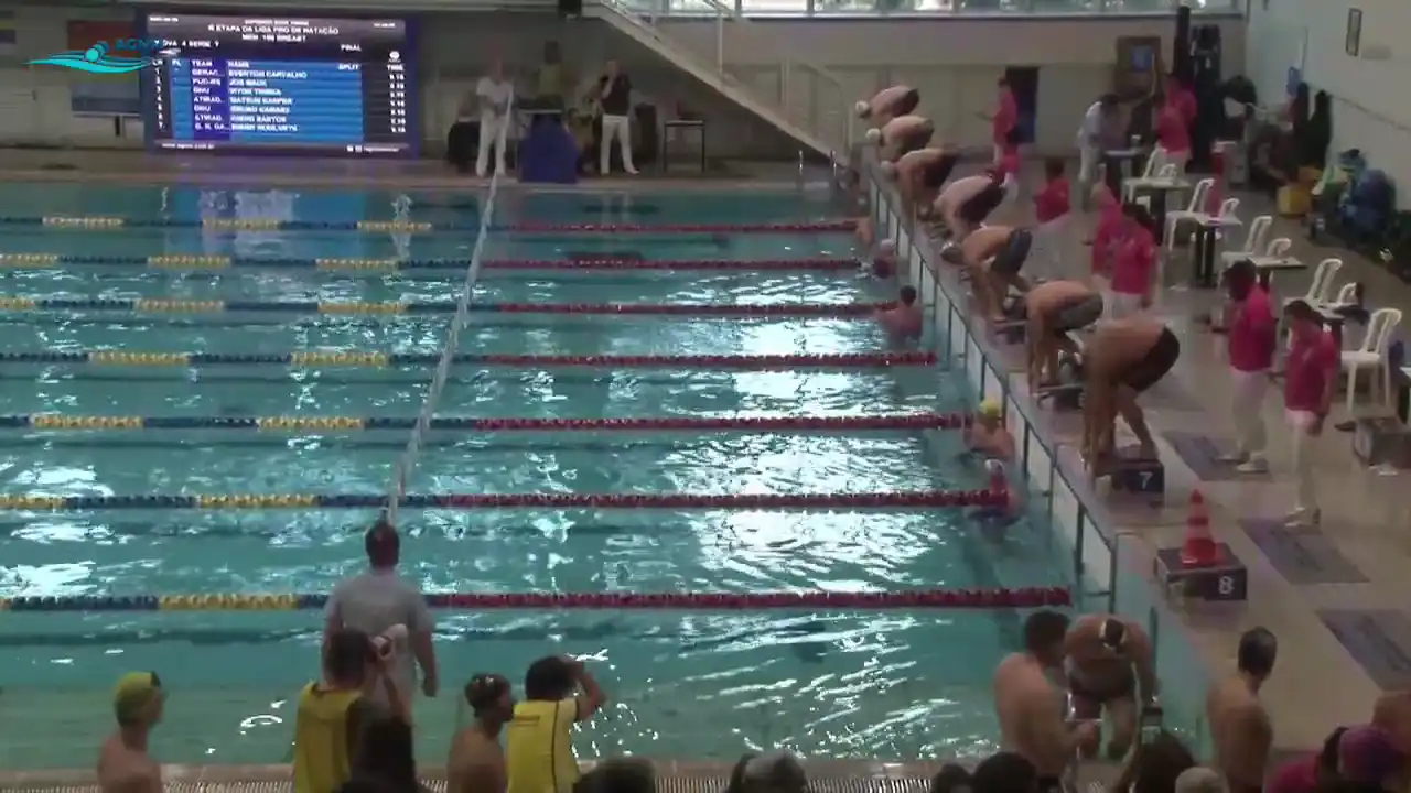 100m Peito Masculino - Série 7