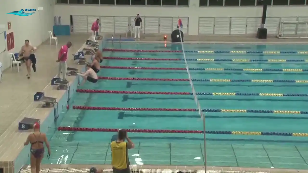 50m Costas Masculino - Série 9