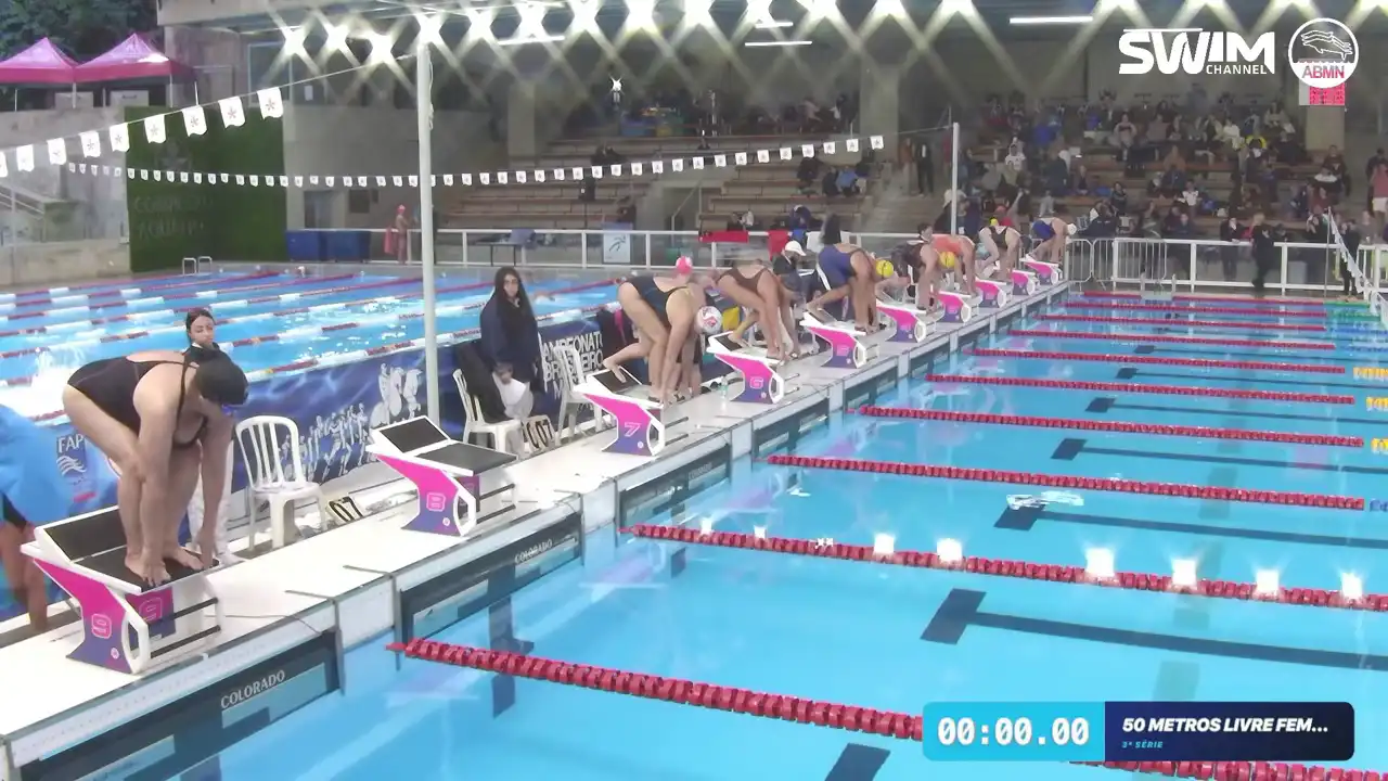 50m Livre Feminino - Série 3