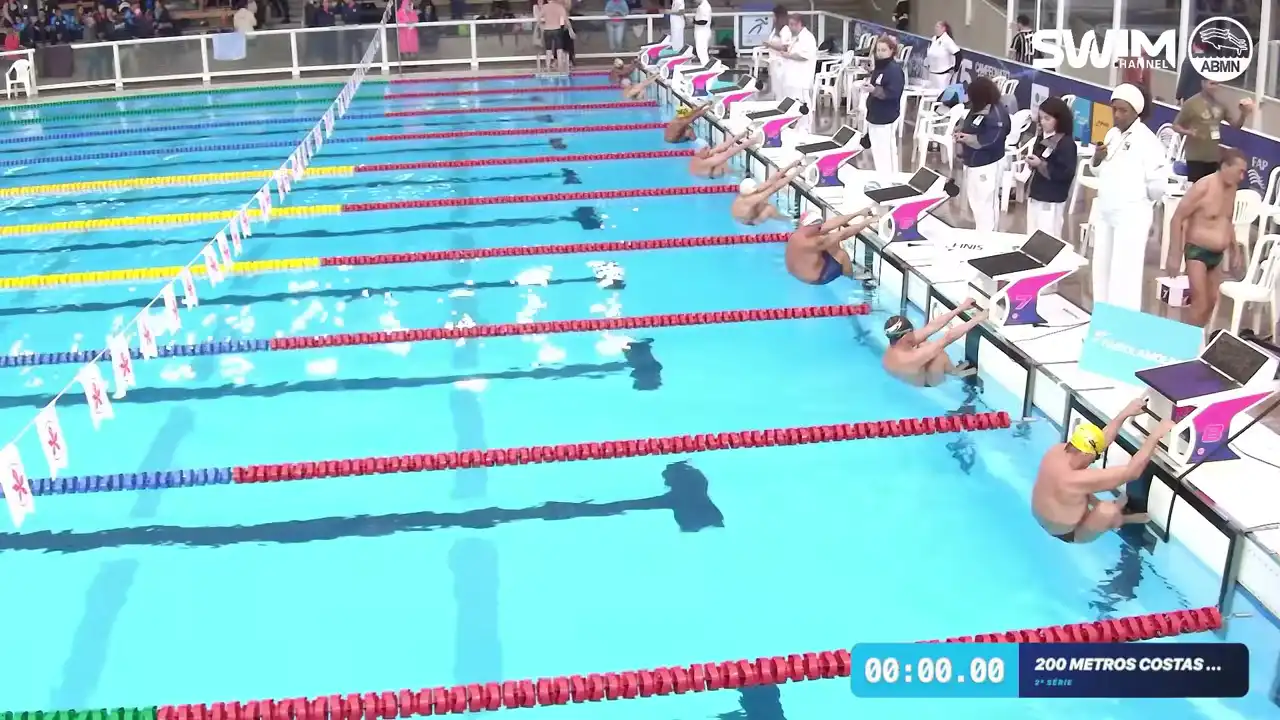 200m Costas Masculino - Série 2