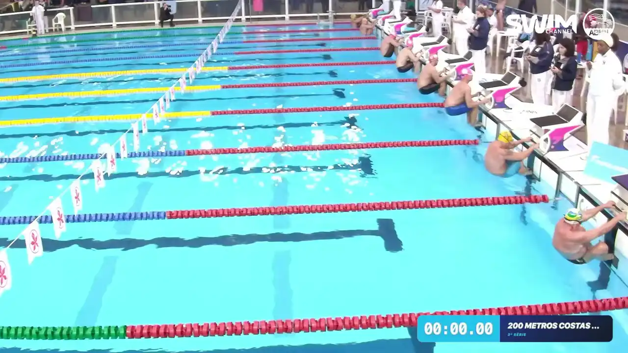 200m Costas Masculino - Série 3