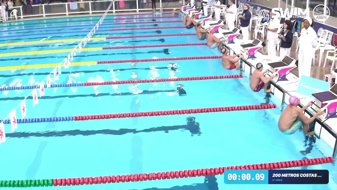 200m Costas Masculino - Série 4