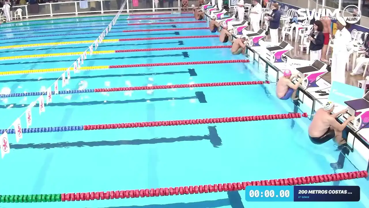 200m Costas Masculino - Série 5