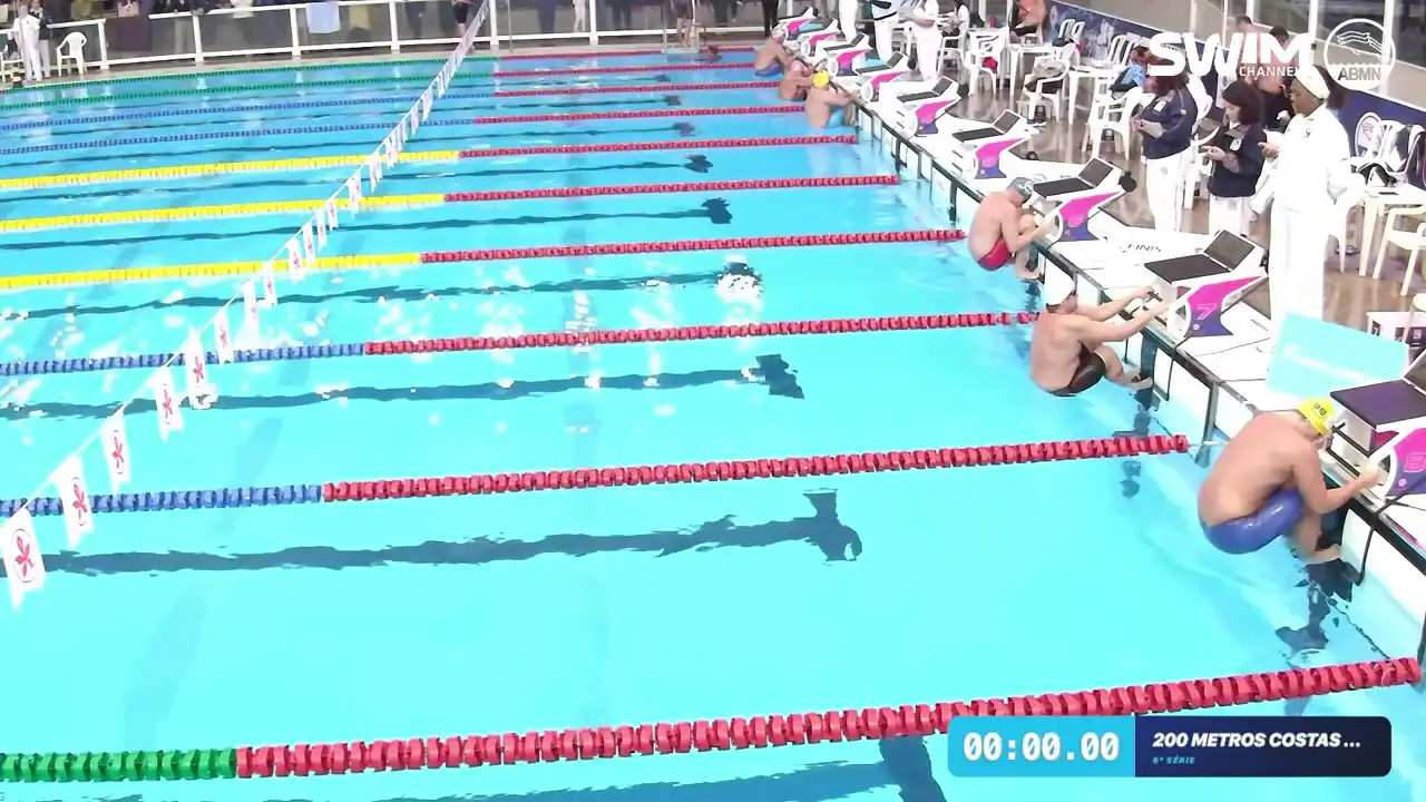200m Costas Masculino - Série 6