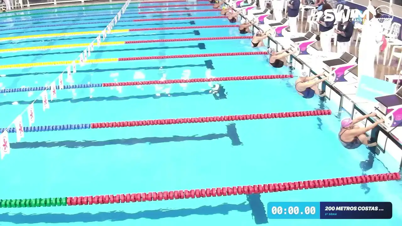 200m Costas Feminino - Série 3