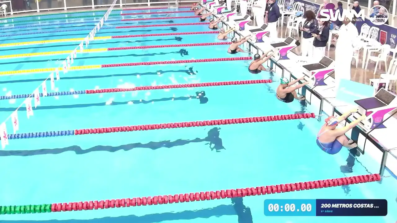 200m Costas Feminino - Série 6