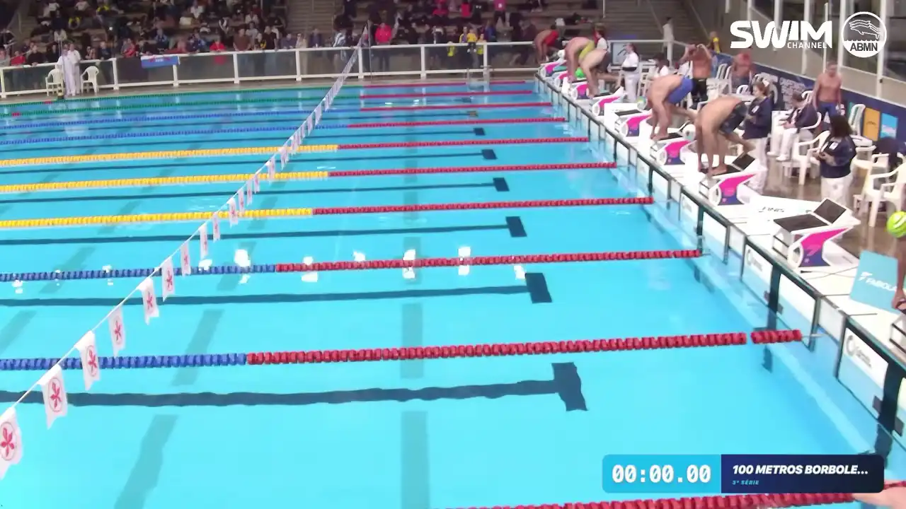 100m Borboleta Masculino - Série 3