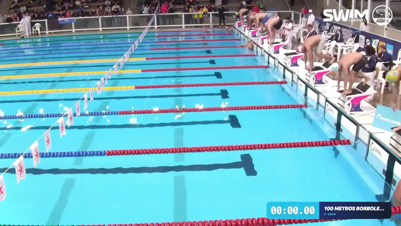 100m Borboleta Masculino - Série 5
