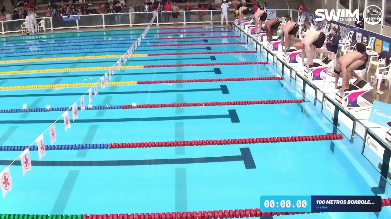 100m Borboleta Masculino - Série 7