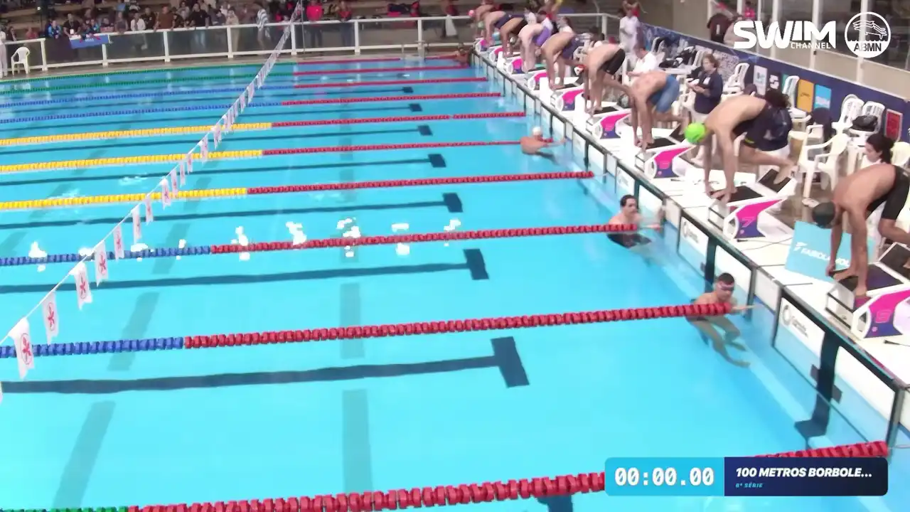 100m Borboleta Masculino - Série 8