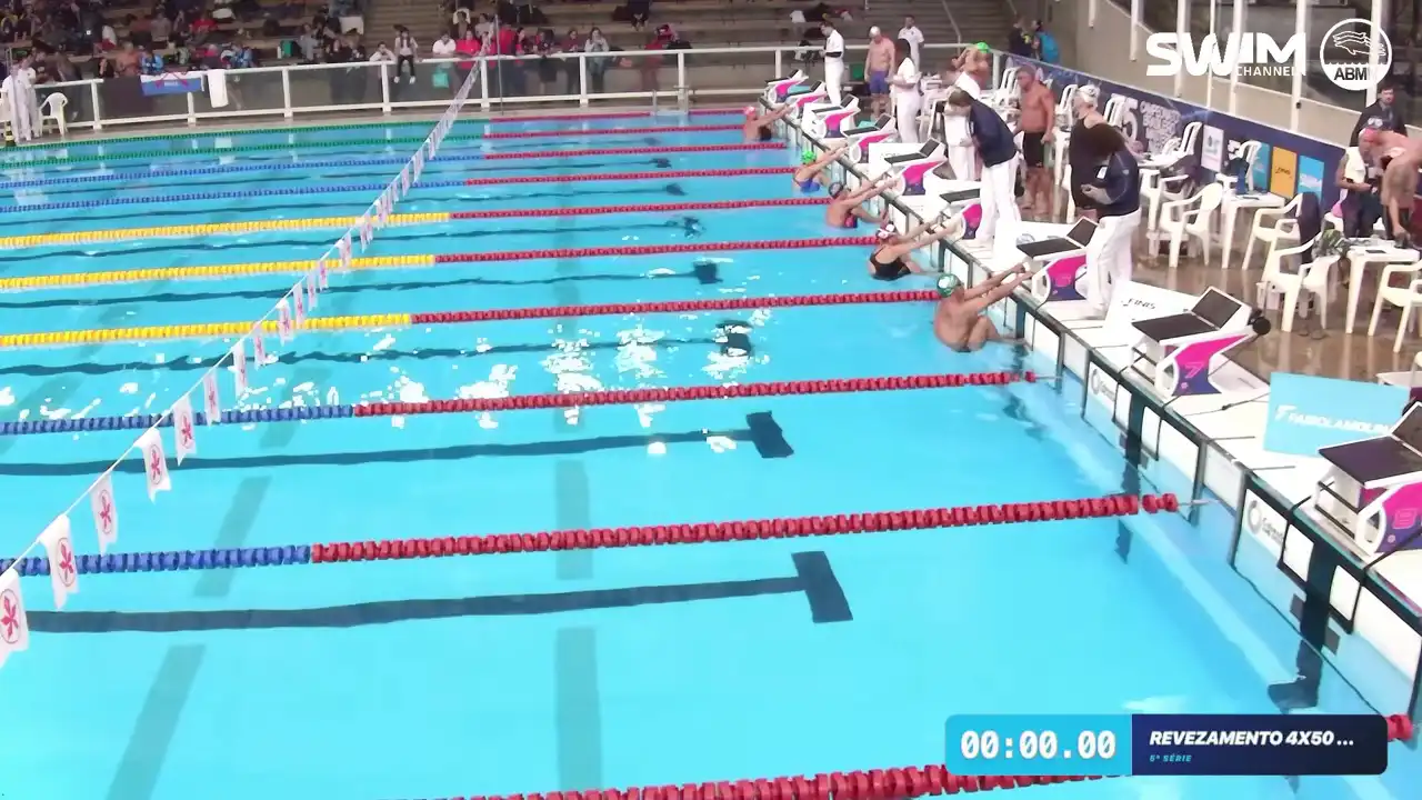 Revezamento 4×50m Medley Misto - Série 4