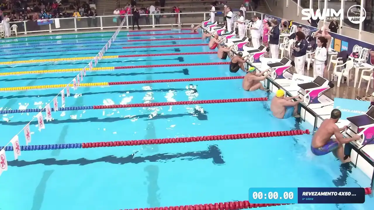 Revezamento 4×50m Medley Misto - Série 5