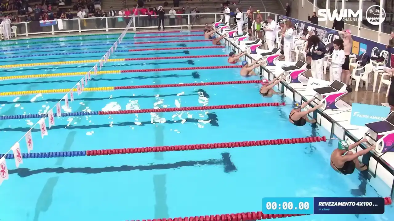 Revezamento 4×50m Medley Misto - Série 6