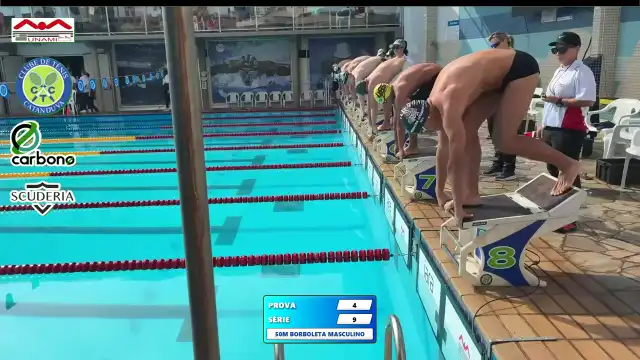 50m Borboleta Masculino - Série 9