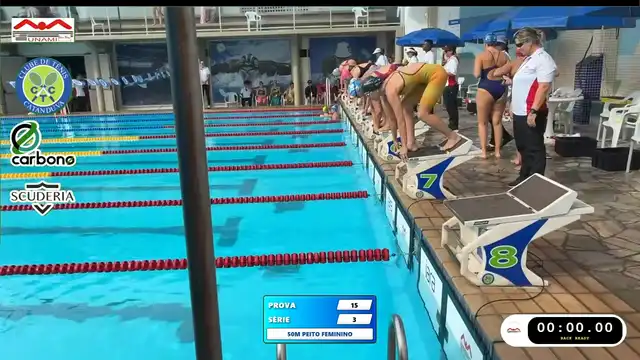 50m Peito Feminino - Série 3
