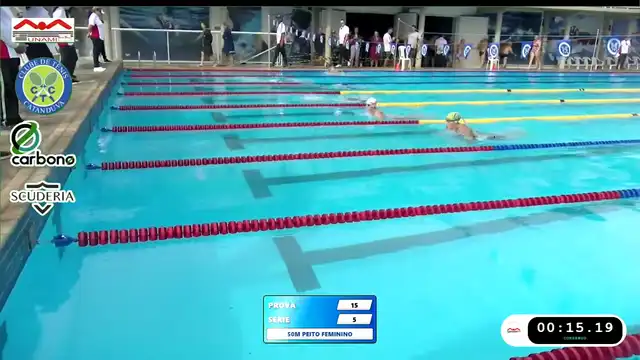 50m Peito Feminino - Série 5