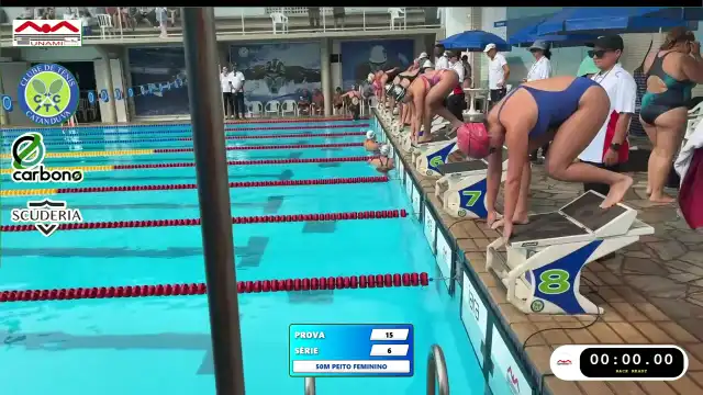 50m Peito Feminino - Série 6