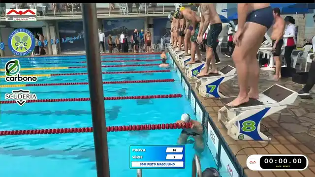 50m Peito Masculino - Série 7