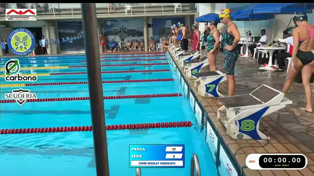 200m Medley Feminino - Série 3