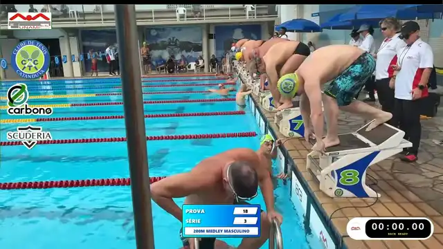 200m Medley Masculino - Série 3