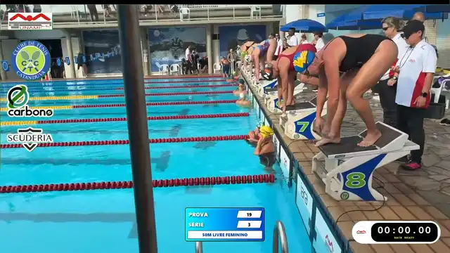 50m Livre Feminino - Série 3